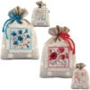 RIOLIS Floral Gift Bags Counted Cross-Stitch Kit