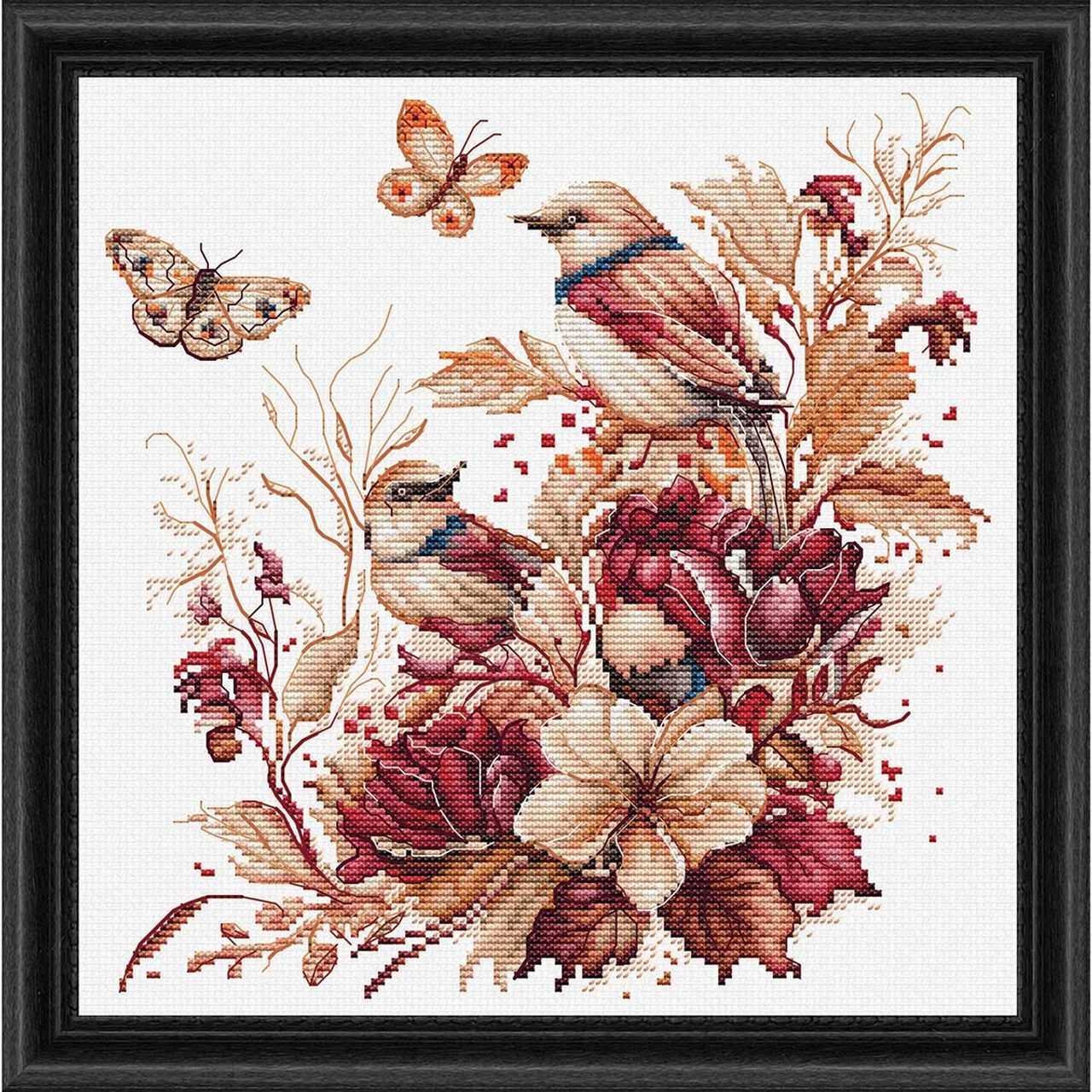 Luca-S The Birds - Autumn Counted Cross-Stitch Kit 1 Luca-S The Birds - Autumn Counted Cross-Stitch Kit