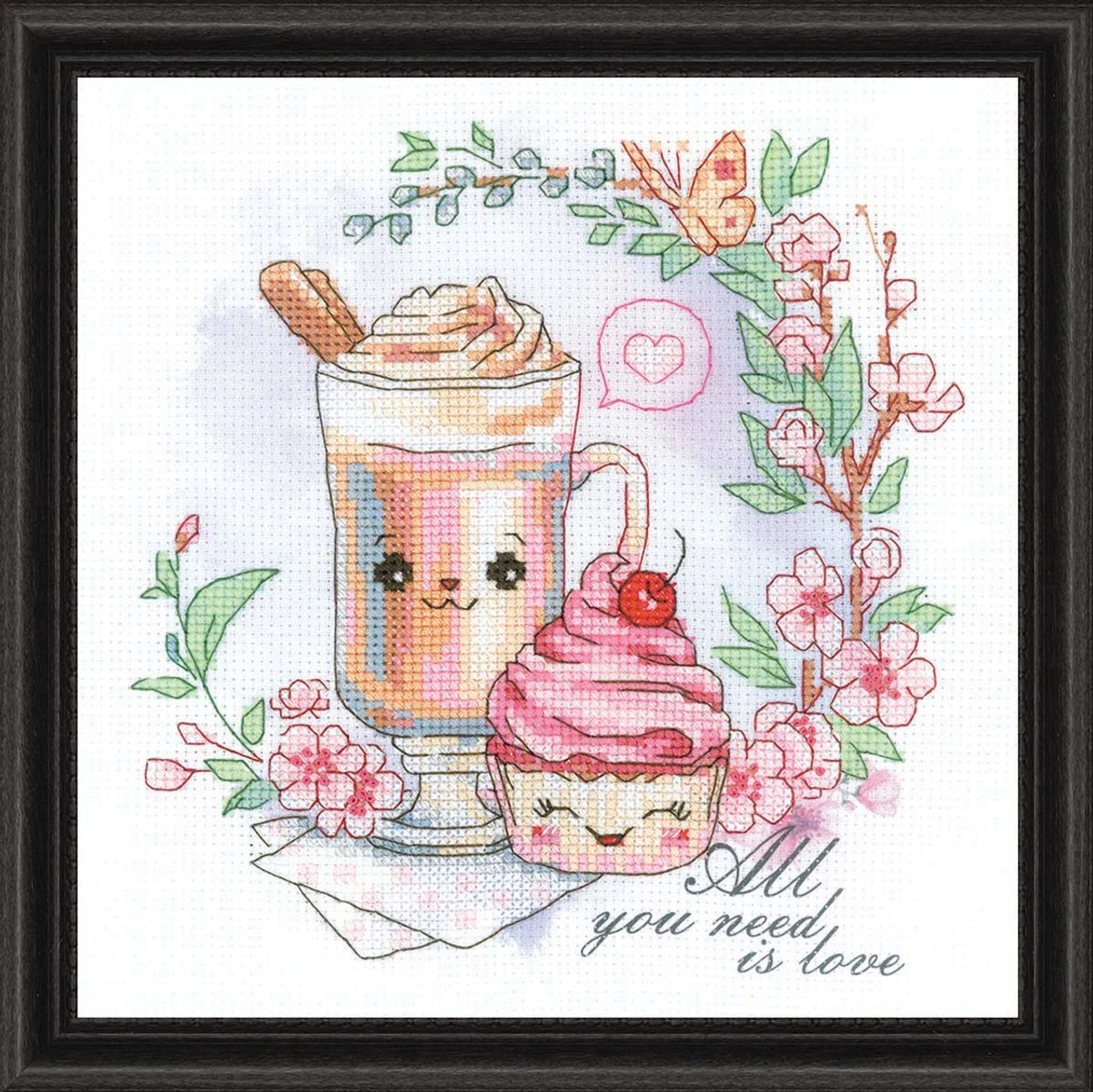 RIOLIS Sweethearts' Coffee Counted Cross-Stitch Kit 1 RIOLIS Sweethearts' Coffee Counted Cross-Stitch Kit