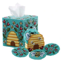 Herrschners Honeycomb Set Plastic Canvas Paid Download