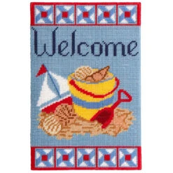 Herrschners Summer Welcome Wall Hanging Plastic Canvas Kit