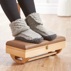 Herrschners Rocking Footstool With Storage