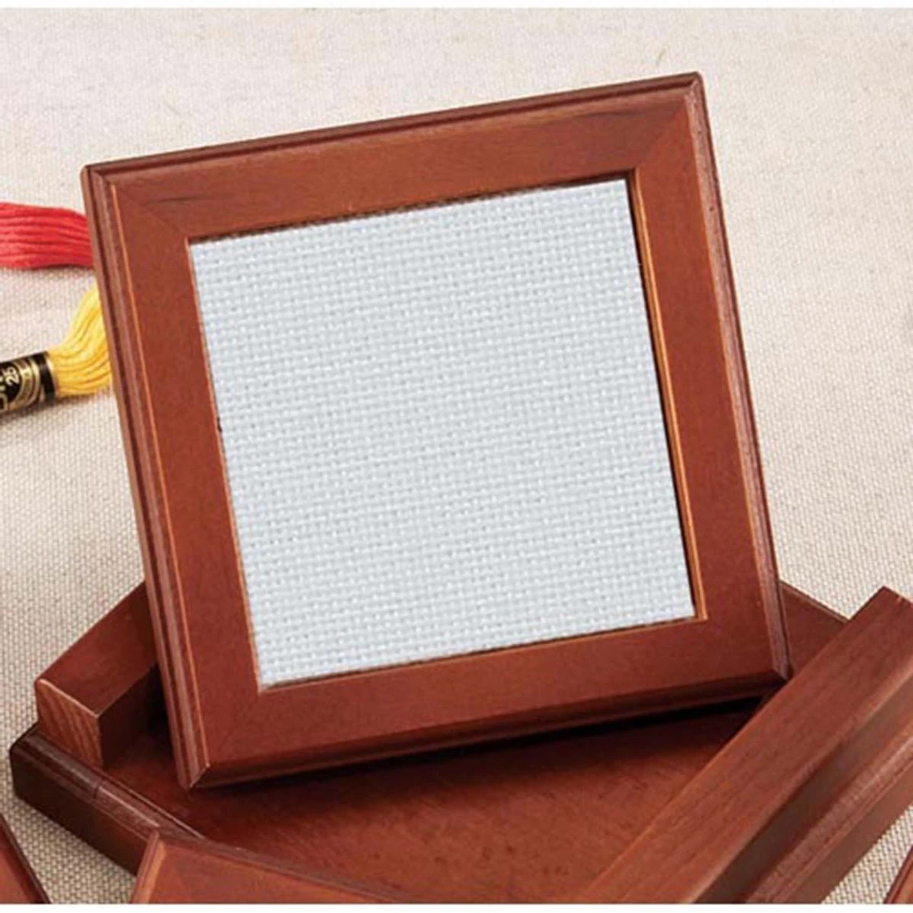 Wood Coasters, Set Of 4 & Holder 1 Wood Coasters, Set Of 4 & Holder