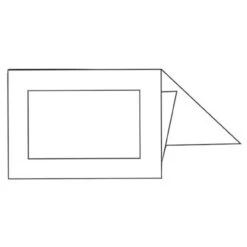 Herrschners Off White Tri-Fold Cards Set Of 12 Counted Cross-Stitch