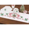 Craftways Elegant Candy Cane Set Stamped Cross-Stitch