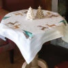 Vervaco Norwegian Reindeer Table Topper Stamped Cross-Stitch Kit