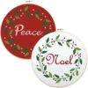 Herrschners Winter Wreaths Hoops Stamped Embroidery Kit