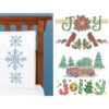 Herrschners Christmas Pillowcase Assortment Set Stamped Cross-Stitch