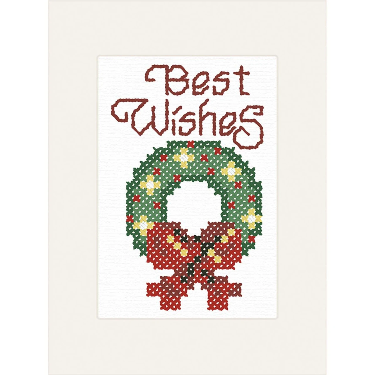 Herrschners Christmas Greeting Cards Stamped Cross-Stitch Kit 2 Herrschners Christmas Greeting Cards Stamped Cross-Stitch Kit - Image 2