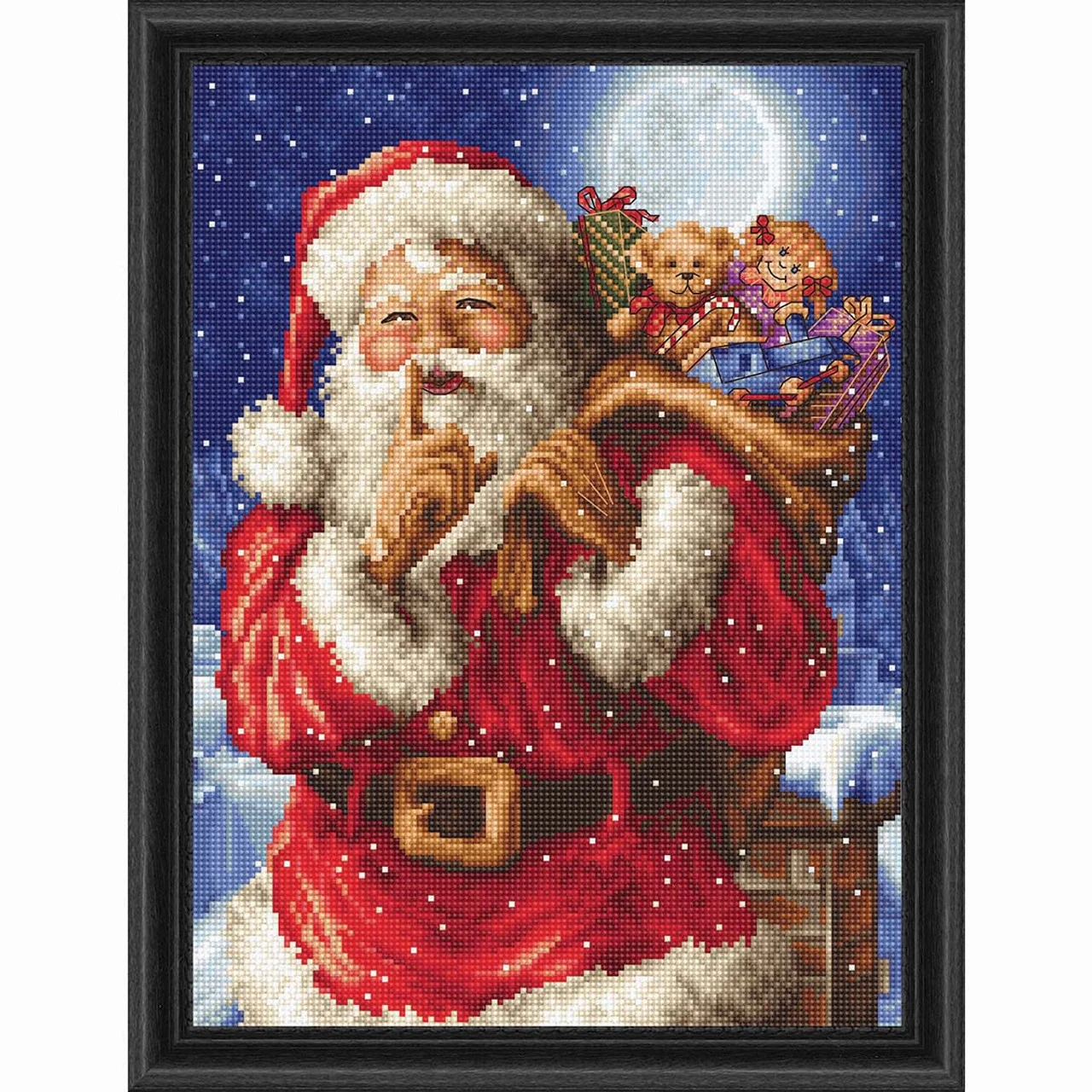 Letistitch Santa's Secret Counted Cross-Stitch Kit 1 Letistitch Santa's Secret Counted Cross-Stitch Kit