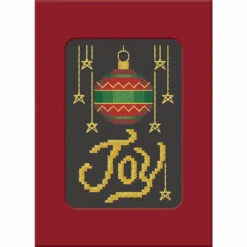 Herrschners Joy Of Christmas Greeting Cards Counted Cross-Stitch Kit -Stitch Mastery 561244 4 51946.1661893474