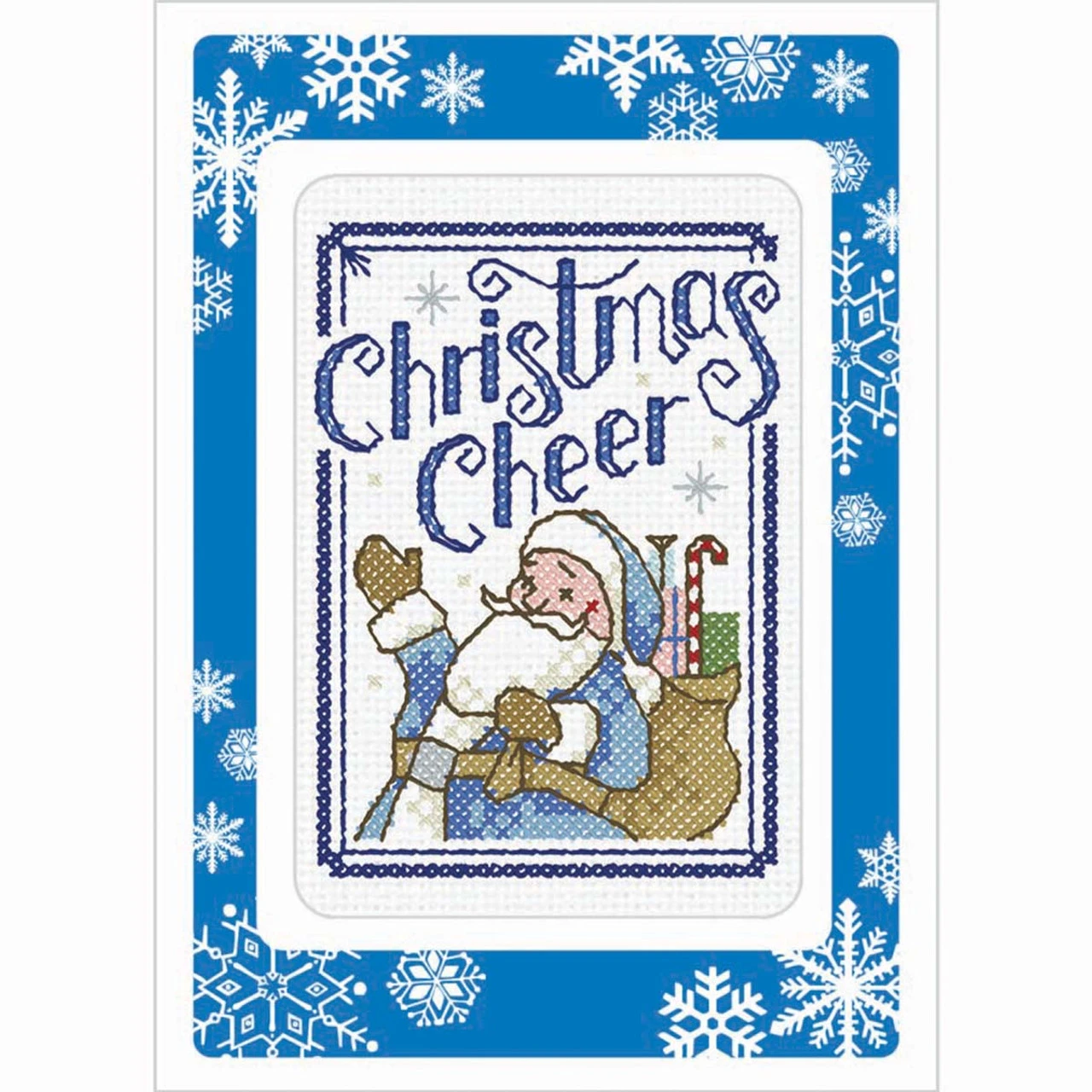 Herrschners Christmas Cheer Greeting Cards Counted Cross-Stitch Kit 2 Herrschners Christmas Cheer Greeting Cards Counted Cross-Stitch Kit - Image 2