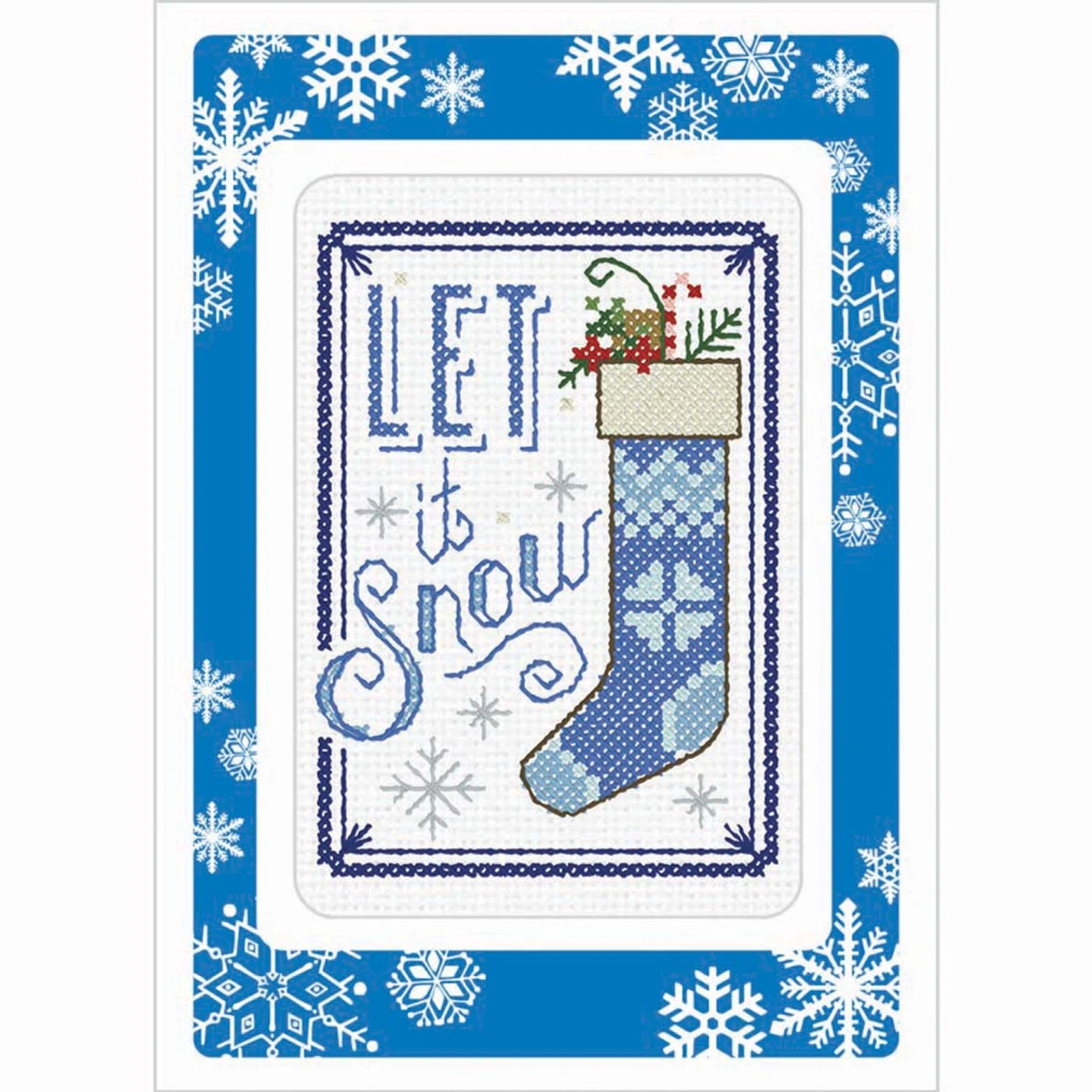 Herrschners Christmas Cheer Greeting Cards Counted Cross-Stitch Kit 4 Herrschners Christmas Cheer Greeting Cards Counted Cross-Stitch Kit - Image 4