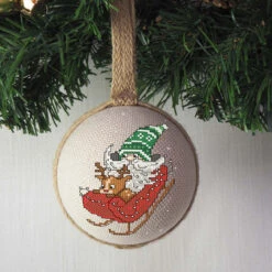 Craftways Gnomes Christmas Ornament Covers Counted Cross-Stitch Kit 9 Craftways Gnomes Christmas Ornament Covers Counted Cross-Stitch Kit -Stitch Mastery 561385 5 77665.1693465959