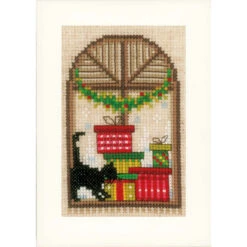Vervaco Christmas Atmosphere Greeting Cards Counted Cross-Stitch Kit -Stitch Mastery 565427 3 82986.1693466366