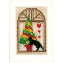 Vervaco Christmas Atmosphere Greeting Cards Counted Cross-Stitch Kit -Stitch Mastery 565427 4 58922.1693466366