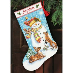 Dimensions Winter Friends Stocking Counted Cross-Stitch Kit