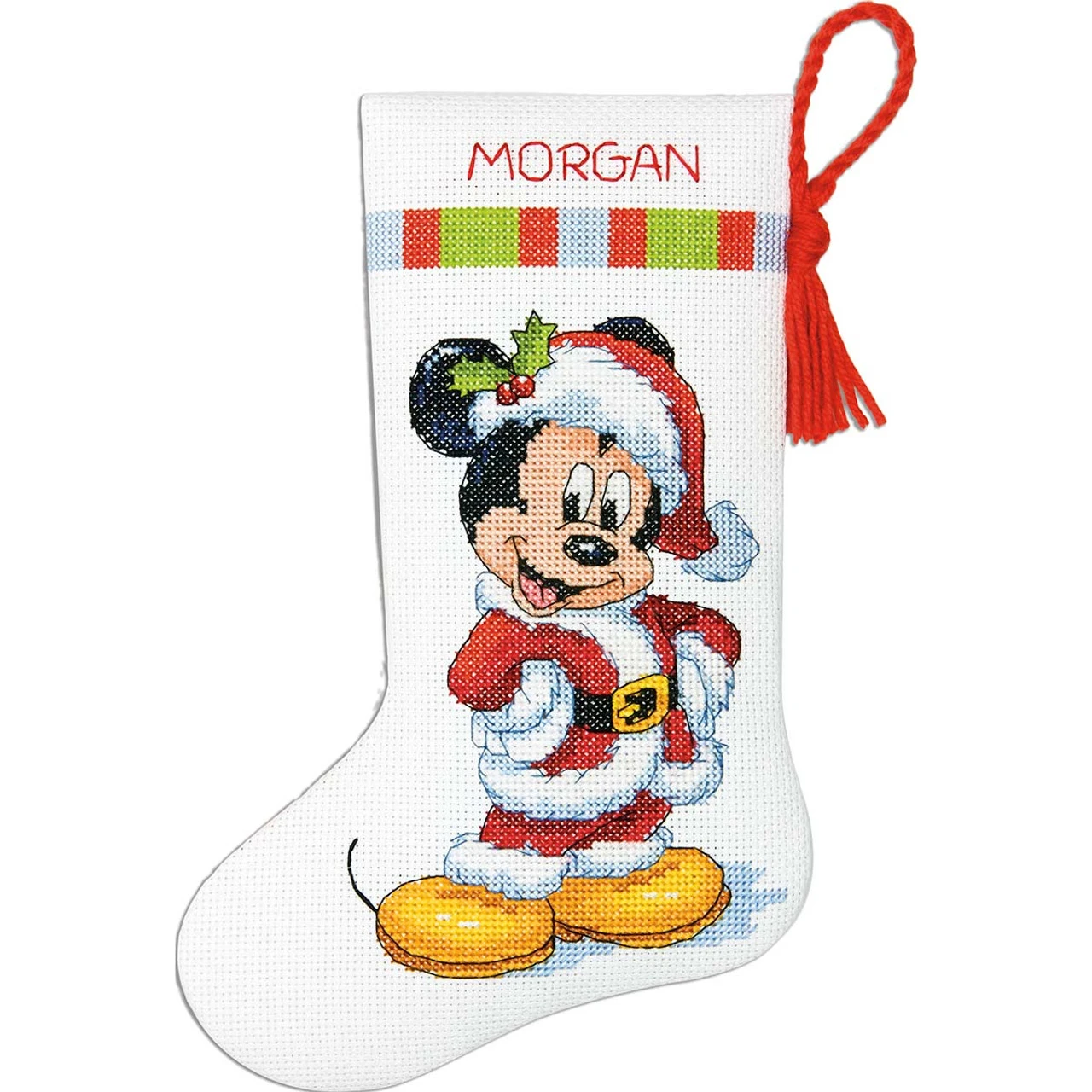 Disney Mickey Stocking Counted Cross-Stitch Kit 1 Disney Mickey Stocking Counted Cross-Stitch Kit
