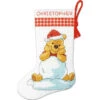 Disney Winnie The Pooh Stocking Counted Cross-Stitch Kit