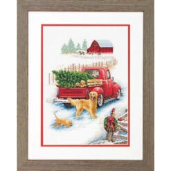 Dimensions Winter Ride Counted Cross-Stitch Kit