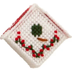 Herrschners Christmas Birdhouse Ornaments Plastic Canvas Kit -Stitch Mastery 570512 6 27952.1693467196