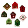 Herrschners Christmas Birdhouse Ornaments Plastic Canvas Kit