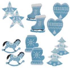 Herrschners Vintage Traditions Ornaments Counted Cross-Stitch Kit