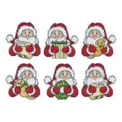 Design Works Presents From Santa Ornament Counted Cross-Stitch Kit
