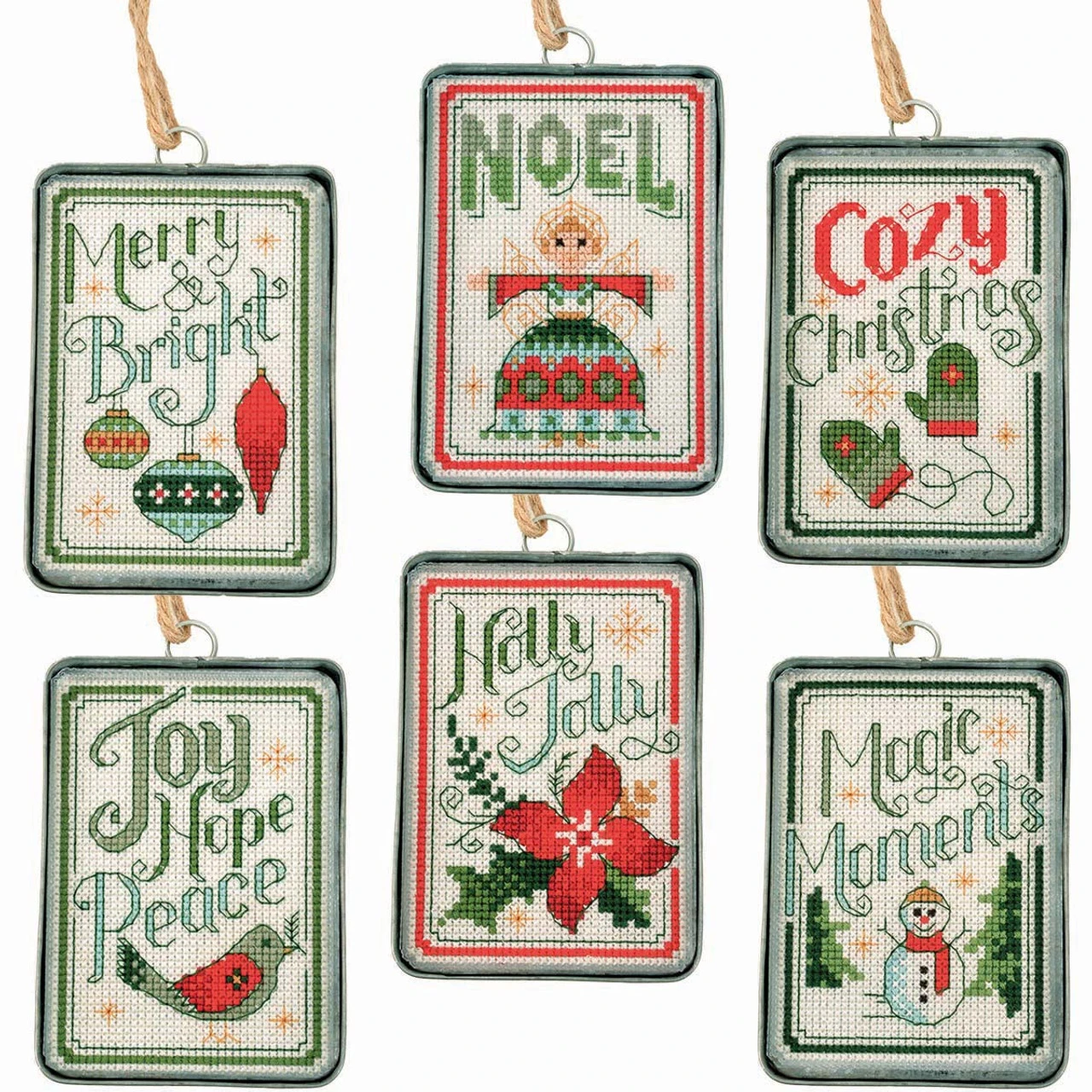 Herrschners Holiday Cheer II Ornaments Counted Cross-Stitch Kit 1 Herrschners Holiday Cheer II Ornaments Counted Cross-Stitch Kit