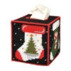 Herrschners Hanging The Stockings Tissue Box Plastic Canvas Kit