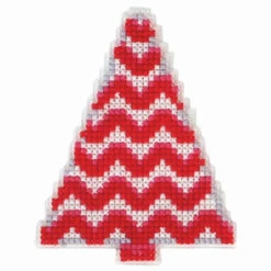 Herrschners Peppermint Christmas Ornaments Counted Cross-Stitch Kit -Stitch Mastery 570632 3 77054.1693467474