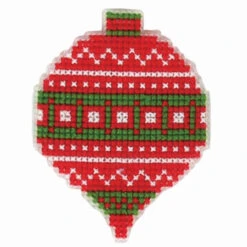 Herrschners Peppermint Christmas Ornaments Counted Cross-Stitch Kit -Stitch Mastery 570632 5 34543.1693467474