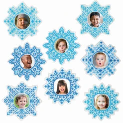 Herrschners Snowflake Flurries Photo Frame Counted Cross-Stitch Kit