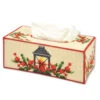 Herrschners Winter Lantern Tissue Box Plastic Canvas Kit