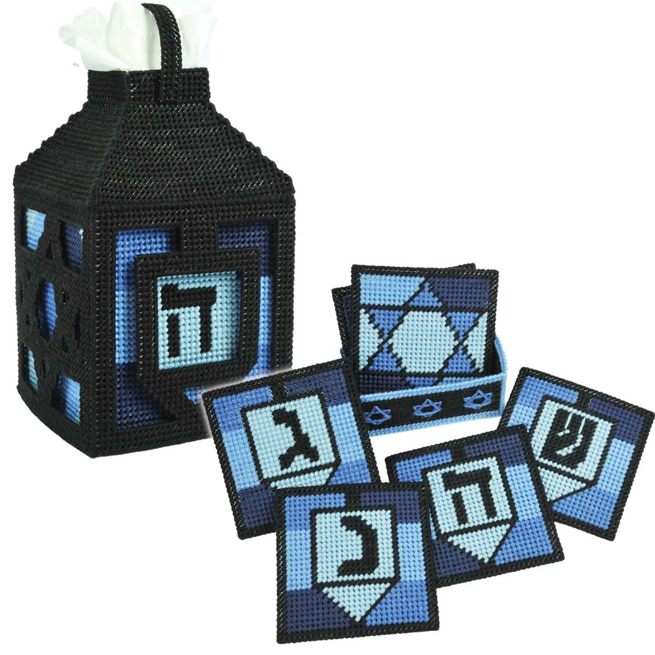 Herrschners Hanukkah Light Set Plastic Canvas 1 Herrschners Hanukkah Light Set Plastic Canvas